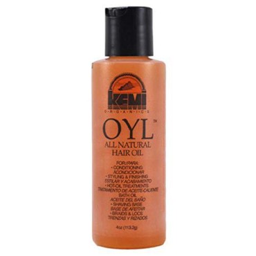 Kemi OYL All Natural Hair Oil 4 Oz,Pack of 3