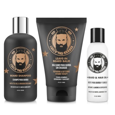 Beard kit, beard care kit with beard shampoo, bear...