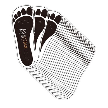 120 Pairs(240feets) Spray Tan Feet Pads in Black F...