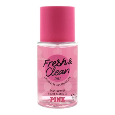 Pink Fresh and Clean Body Mist by Victorias Secret for Women - 2.5 oz Body Mist