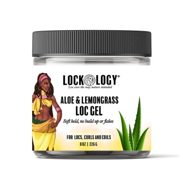 Loc Gel For Retwist, Aloe Lemograss Retwisting Gel For Locs, No Build Up Loc and Twist Hair Gel For Dreads, Loc Retwist Product
