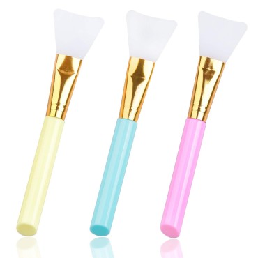 3 PCS Premium Silicone Face Mask Brush, AULLUA Mas...