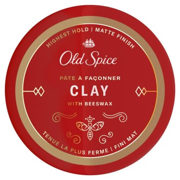 Old Spice Hair Styling Clay Pomade for Men, 2.22 oz