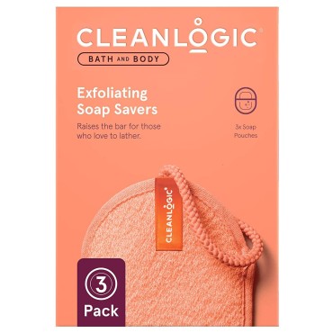 Cleanlogic Bath & Body Exfoliating Soap Saver, Exf...