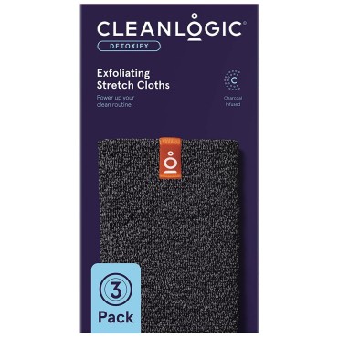 Cleanlogic Body Exfoliating Cloth, Stretchy Detox ...