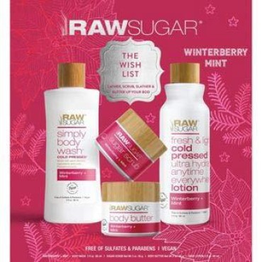 Raw Sugar -The Wish List- Winterberry Mint 4 pc. G...