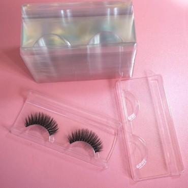 100pcs Transparent Empty Eyelash Lash Trays Holder...