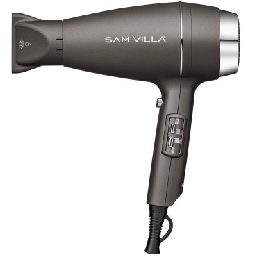 Sam Villa Vision Lightweight and Quiet Ionic Professional Hair Dryer With Variable Speed and Temperature