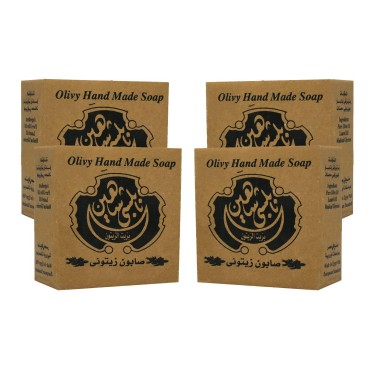 4 Bar Nabulsi Nablus Green Olive Oil & Laurel Soap...