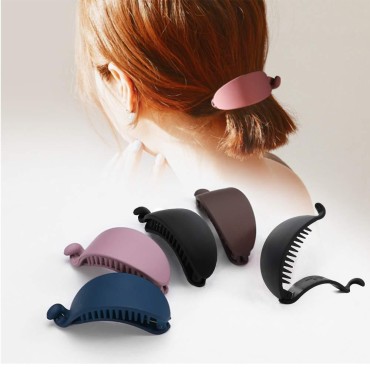 4PCS Hair Claw Banana Clips - Nonslip Large Claw Clip for Women and Girls Thin Hair, Strong Hold for Thick Hair - Fashion Accessories for Women Girls