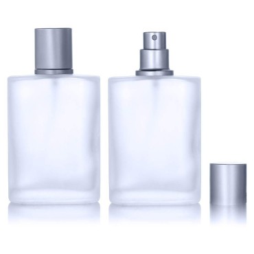 2 Pack 50ml/1.69 Oz Empty Frosted Glass Spray Bott...