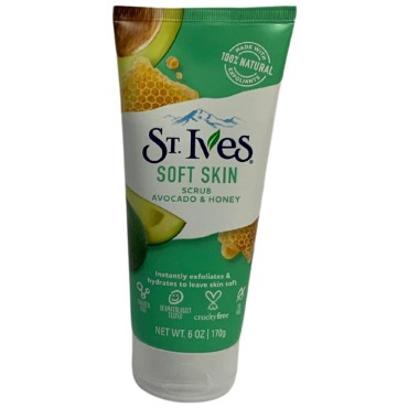 St Ives Scrub Avocado & Honey Soft Skin 6 Ounce (P...