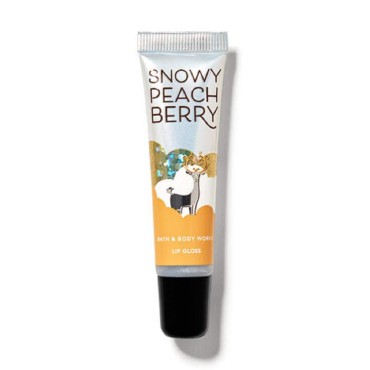 Bath and Body Works Shimmer Lip Gloss Snowy Peach ...