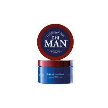 CHI Man Palm Of Your Hand Pomade. Light-hold. Medium-shine Pomade. The Water Soluble Formula Rinses Out Easily. Oud Fragrance., Oud fragrance, 3 ounces