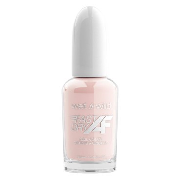 wet n wild Fast Dry AF Nail Polish Color, Light Pink Ballerina Dropout | Quick Drying - 40 Seconds | Long Lasting - 5 Days, Shine