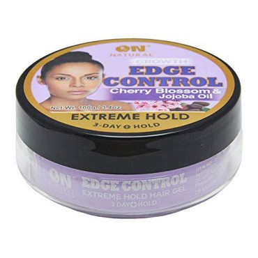 On Natural Edge Control Extreme Hold-Cherry Blossom and Jojoba Oil 3.4oz