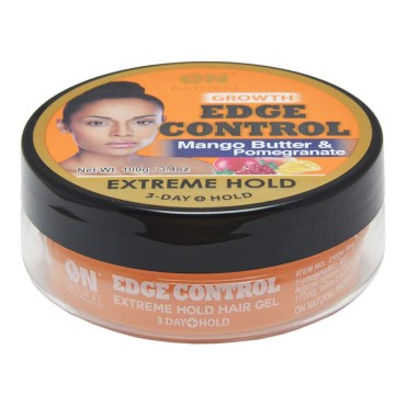 On Natural Edge Control Extreme Hold-Mango Butter and Pomegranate (3.4oz)