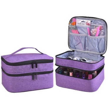 ZFZGFRCS Nail Polish Organizer- Holds 30 Bottles N...