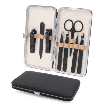 Fangze Tweezers and Fingernail Clippers - 8pcs Twe...