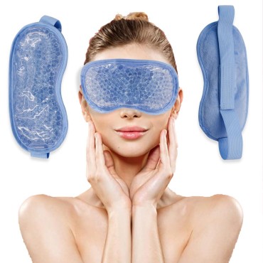 Cooling Eye Mask Reusable Gel Eye Mask for Puffy E...