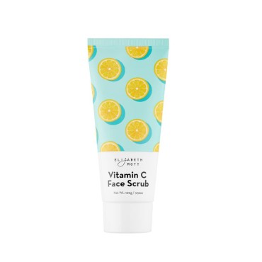 Elizabeth Mott Sure Thing Vitamin C Face Scrub - Heat Activated, Pore Cleansing, Exfoliating Facial Cleanser to Buff, Smooth and Exfoliate Skin - Vegan, Cruelty Free Skincare Product 3.52oz