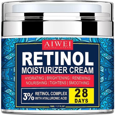 AIWEI Retinol Cream - Boosts Collagen, Hydrates an...