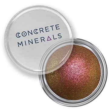Concrete Minerals MultiChrome Eyeshadow, Intense Color Shifting, Longer-Lasting With No Creasing, 100% Vegan and Cruelty Free, Handmade in USA, 1.5 Grams Loose Mineral Powder (Cosmic)