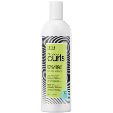 All About Curls Daily Cream Conditioner | Essential Moisture | Strengthens | 3X Resistance to Breaking | All Curly Hair Types | Cruelty Free | Sulfate Free | 32 Fl Oz