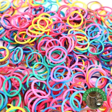 1000 Pcs Rubber Bands Hair Band Soft Elastic Hair ...