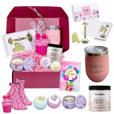 Best Gifts for Mom - Mom Gifts for Mothers Day Gift Basket - Birthday Gifs for Best Mom Ever - Premium Spa Gift Set for Mother’s for a Relaxing Spa Day at Home