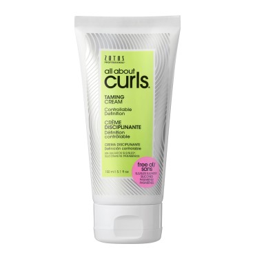 All About Curls Taming Cream Styling | Controllable Definition | Define, Moisturize, De-Frizz | All Curly Hair Types | Vegan & Cruelty Free | Sulfate Free | 5.1 Fl Oz