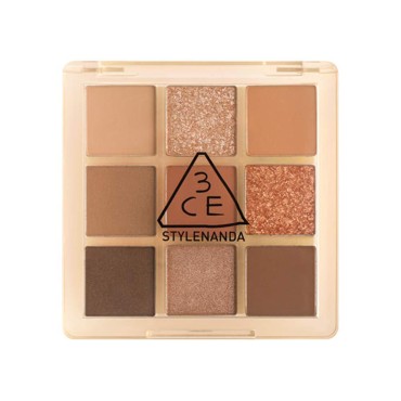 3CE Multi Eye Color Palette Clear Warm & Cool #Butter Cream 9Colors Peal Glow Eye Shadow Staylenanda