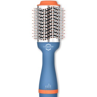 Longorange Pro Styler - Ionic Hair Dryer Brush Blow Dryer Brush in One | Hot Air Brush Styler and Dryer for Women | 3 Inch for Smooth, Frizz-Free Results for All Hair Types | Platinum Limited Edition