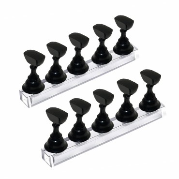 10Pcs Nail Stand for Press on, Fake Acrylic Nail S...