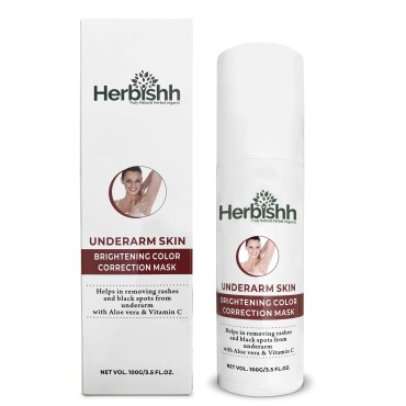 Herbishh Underarm Cream, Dark Spot Corrector Cream, Nourishes Moisturizes Underarm, Neck, Knees, Elbows, Between Legs-100gm