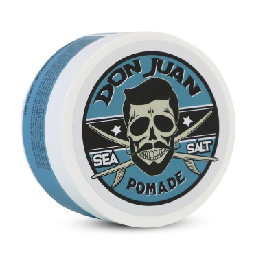 Don Juan Sea Salt Pomade | Water Based | Medium Hold | Medium Shine | Natural Plant Extracts and Ocean Minerals | Surf Wax Scent, 4 oz