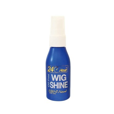 24 HOUR Synthetic and Human Wig Shine Spray | Revitalizes & Refreshes | Cleanses & Extends Lifespan of Wigs & Hairpieces | Soft & Fresh Leave-In Conditioner | Cruelty Free, Vegan friendly with Argan and Castor Oil 2oz / 60 ml