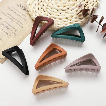 GKDKV Kalrus Hair Claw Clips Nonslip French Matte ...