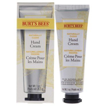 Burts Bees Naturally Clean Hand Cream Unisex 1 oz...