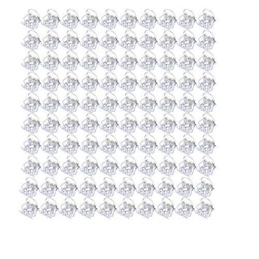 100pcs 1cm clear Mini Hair Claw Clips Plastic Claw...