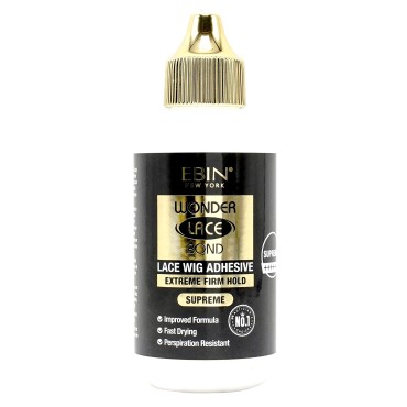EBIN NEW YORK Wonder Lace Bond Extreme Firm Hold 3.04oz - Supreme, No Residue, Improved Formula