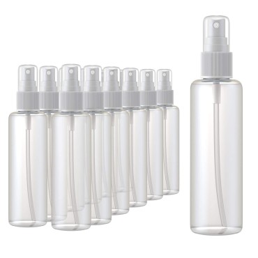 8 oz Mist Spray Bottle, 12 Count, Travel, Multi-use, Refillable, Durable