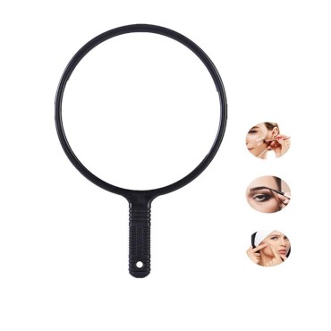 Mpowtech Lightweight Hand Held Mirror Large Hand Mirrors with Handle - Travel Makeup Handheld Compact Mirror - Unbreakable Barber Mirror for Hair and Beauty,Salon Mirrors