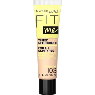 Maybelline Fit Me Tinted Moisturizer, Natural Cove...