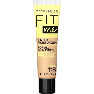 Maybelline Fit Me Tinted Moisturizer, Natural Cove...