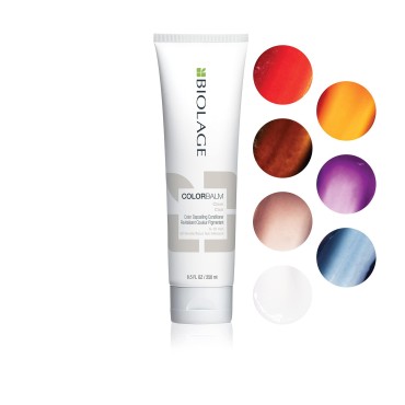 Biolage Color Balm | Semi-Permanent Color Depositing Conditioner | For Vibrant, Hydrated Hair | Clear | Vegan | 8.5 fl. oz. | 8.454 Fl. Oz