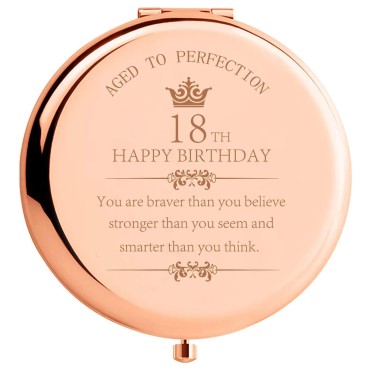 18th Birthday Gift for Girls You are Braver Than Y...