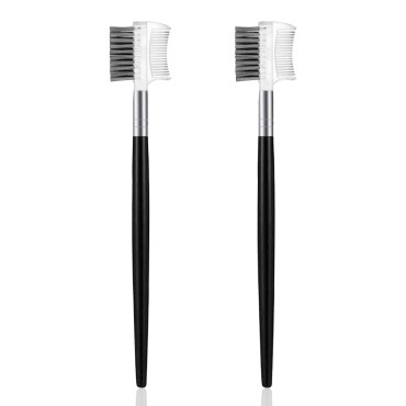 2 PCS Brow Brushes Makeup Eye Brow Brush Eyelash D...