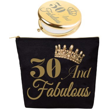 30th Birthday,30th Birthday Gifts for Women,30th Birthday Gifts for Her,Birthday 30 Years Women,30th Birthday Compact Mirror,Gift for 30 Year Old Woman Birthday,30 Makeup Bag,30th Birthday Gift Ideas