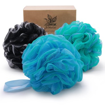 Shower Loofah Sponge Bath Puff Large 75g XL for Wo...